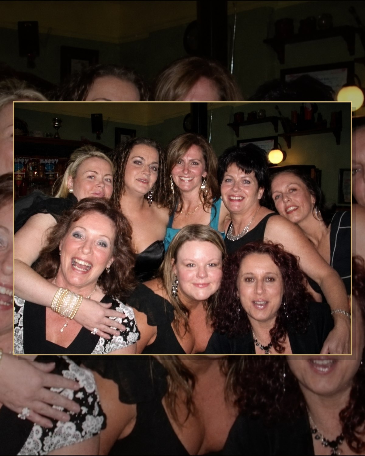 Group of women celebrating together